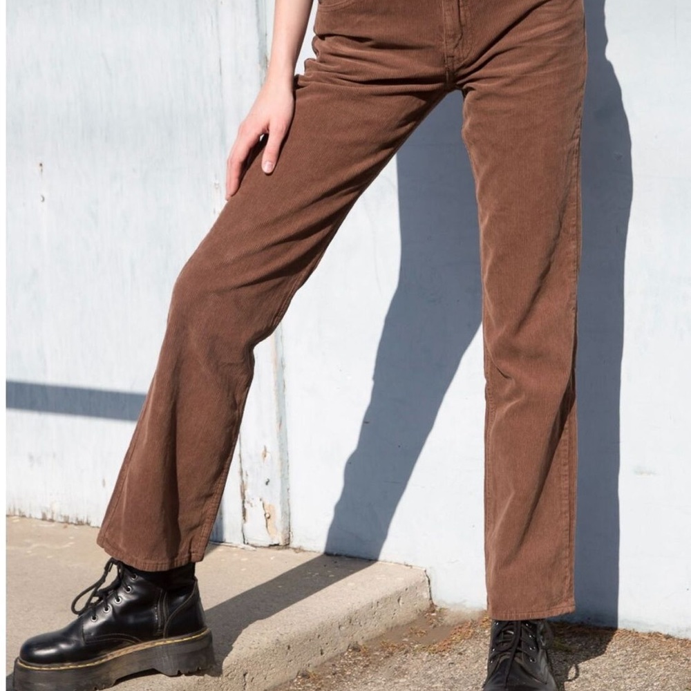 Brandy Melville Brown Corduroy Pants